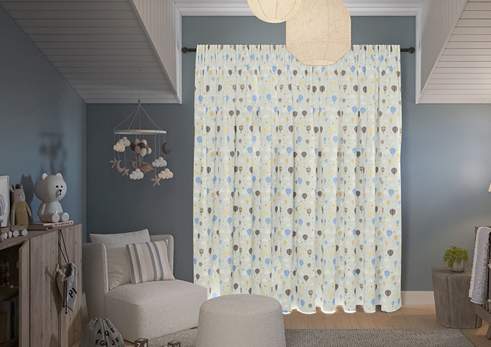 Balloon Festival, Skyline - Made to Measure Curtains - Image 6